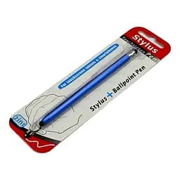 Стилус емкостный, двусторонний, алюминиевый, синий