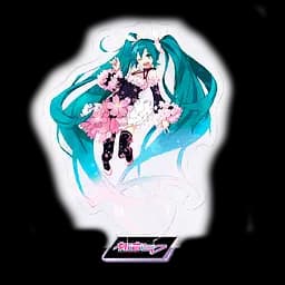 Акриловая фигурка Хацуне Мику цветы Hatsune Miku 10 см