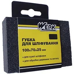 Губка для шліфування Werk P80 100 x 70 x 25 мм (68009)