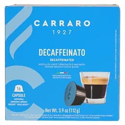Кофе в капсулах Carraro Dolce Gusto Deecaffeinato, 16 капсул