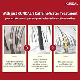Єсенція для шкіри голови Kundal Caffeine Head Spa & Scalp Care Water Treatment Herb Mint від випадіння волосся лікуюча 300 мл - мініатюра 8