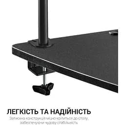 Настільна полиця-органайзер OfficePro DS253B Black (DS253B) - мініатюра 5