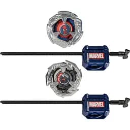 Игрушка-волчок Hasbro Beyblade X Marvel с пусковым устройством Spider-man 3-60F vs Venom 3-80N (G0278_G0288)