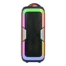 Портативна колонка Singer JQS4407 Акустична система 25Вт RGB підсвічування з мікрофоном і пультом Чорний - мініатюра 3