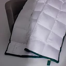 Ковдра MirSon Imperial Satin Luxe антиалергенна демісезонна 110х140 см біла - мініатюра 4