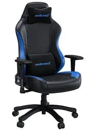 Ігрове крісло Anda Seat Luna Color Size L Black/Blue (AD18-48-BS-PV)