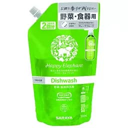 Средство для мытья посуды и овощей Happy Elephant 500 мл наполнитель