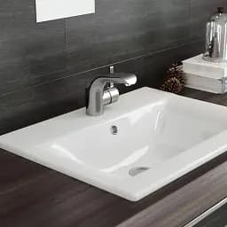 Змішувач для умивальника Cersanit Luvio S951-142 з донним клапаном Хром 30412 - мініатюра 3