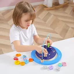 Дерев'яна гра-балансир Viga Toys Космос (44580) - мініатюра 4