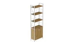 Етажерка 4/60 Ferrum-decor Серії Конект із тумбою 179x60x28 Білий ДСП Артизан (FRD-104496) - мініатюра 3