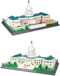 Конструктор архітектура  Wange  Капітолій Вашингтон США United States Capitol модель 3D для дітей та дорослих 1074 деталей - мініатюра 4