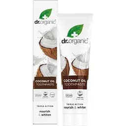 Зубная паста с кокосовым маслом Dr. Organic Coconut Oil Toothpaste 100 мл