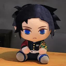 М'яка іграшка Клинок розсікаючий демонів Гію Томіока Demon Slayer Kimetsu no Yaiba Tomioka Giyū 20 см P DS 22 - мініатюра 4