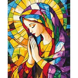 Картина за номерами на підрамнику Brushme Молитва світла