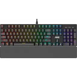 Клавіатура AOC GK500 Gaming RGB Outemu Red Switch (GK500DR2R) [105584]