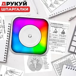 Портативний термальний принтер JETIX Mini Printer Student 2 з Bluetooth і нічником для термодруку без чорнила - мініатюра 4