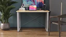Письмовий стіл Ferrum-decor Драйв 750x1400x600 Сірий метал ДСП Дуб Артізан 16 мм (FRD-103141) - мініатюра 6