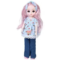 Детская игровая кукла Bambi F0322 Blue шарнирная размер 29 см