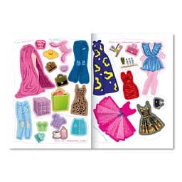 Книга-одягалка з наліпками Stylish Girls LS-03-03 серія Dress Up - мініатюра 3