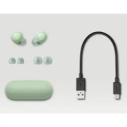 Бездротові навушники Sony WF-C700N (TWS стерео гарнітура) Sage Green - мініатюра 4
