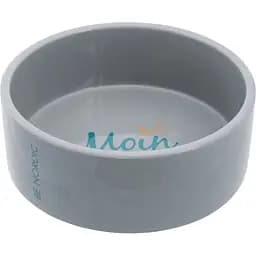 Миска для собак Trixie Be Nordic Moin, керамічна, 1,4 л, d20 см, сірий (24355)