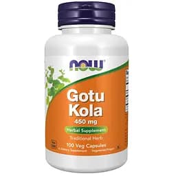 Готу кола Now Foods Gotu Kola 450 мг 100 вегетаріанських капсул