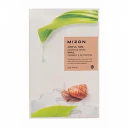 Тканинна маска для обличчя Mizon Joyful Time Essence Mask Snail з муцином равлика 23 мл