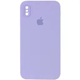 Чохол Epik Silicone Case Square Full Camera Protective AA для Apple iPhone XS Max 6.5 Бузковий/Dasheen