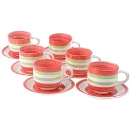 Набір чашок із блюдцями 6 шт. Мінерва NC25SETCUP