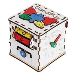 Розвиваючий бізікуб GoodPlay Малюк,12х12х12 см (K 001)