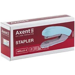 Степлер канцелярський Axent Welle-2 Pastelini №24/6 пластиковий 20 аркушів, неом'ятний (4820-09-A) - мініатюра 3