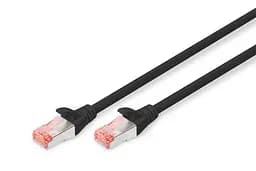 Патч-корд CAT 6 S-FTP 10м AWG 27/7 LSZH чорний Digitus teh0018343