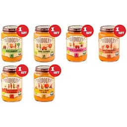 Набор мясных пюре Rudolfs Meat Box, 1,14 кг (6 шт. по 190 г)