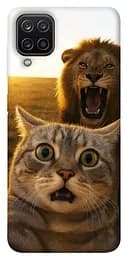 Чохол Demsky Shocked cat and lion для Samsung Galaxy A12