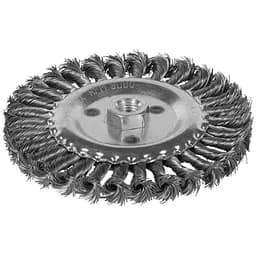 Щітка дротяна дископодібна Sigma Ø125мм М14×2мм (сталева кручена) (9021121)