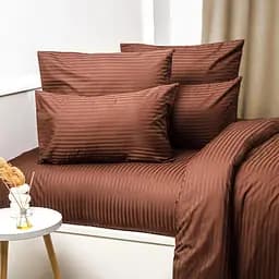 Підковдра ТЕП Страйп Сатин Premium Chocolate 150 х 215 см (2-04852_34888) - мініатюра 2