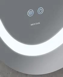 Дзеркало Mixxus Plain MV03-50x70 (LED Touch, антизапотівання, димер, регулювання яскравості) MI6664 - мініатюра 9