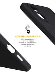 Силиконовый чехол с MagSafe для Samsung Galaxy S25 Edge 5G, ICON2 MagCase, черный, противоударный, панель с мягкой подкладкой, защита всего корпуса, поддержка беспроводной зарядки, совместим с защитными стеклами и пленками, ArmorStandart (ARM88091) - мініатюра 4