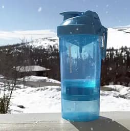 Шейкер спортивний SmartShake Original2GO 600 мл Neon Blue (10560102) - мініатюра 6