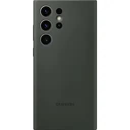 Оригінальний силіконовий чохол Samsung Silicone Case для Samsung Galaxy 23 Ultra (S918) Khaki EF-PS918TGEGRU