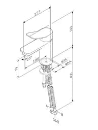 Змішувач для раковини AM.PM X-Joy F85A02100 - мініатюра 9