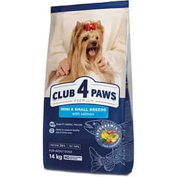 Сухий корм Club 4 Paws Premium малі та міні породи собак з  лососем 14 кг