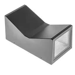 Підсвітка Brille LED фасадна IP65 AL-236/2х5W NW COB BK