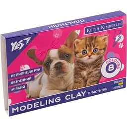 Пластилин Yes Keith Kimberlin, 8 цветов, 160 г (540612)