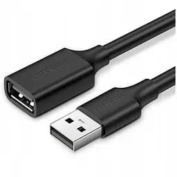 Дата кабель USB 2.0 AM/AF 1.0m US103 black Ugreen (10314)
