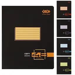 Тетради ученические 48 листов клетка KIDS LINE BLACK NEO, 10 шт. в упаковке