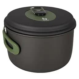 Набір посуду Bo-Camp Explorer 3 Pieces Hard Anodized Grey/Green (2200239) - мініатюра 6