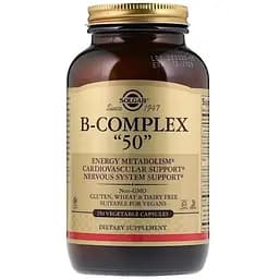 Витамины группы В-50 Solgar B-Complex 250 капсул