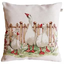 Наволочка декоративна Прованс Гуси Троє гусей 45х45 см (34207)