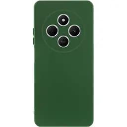 Чехол TPU GETMAN Liquid Silk Full Camera для Xiaomi Redmi 14C / Poco C75 Зеленый / Dark green